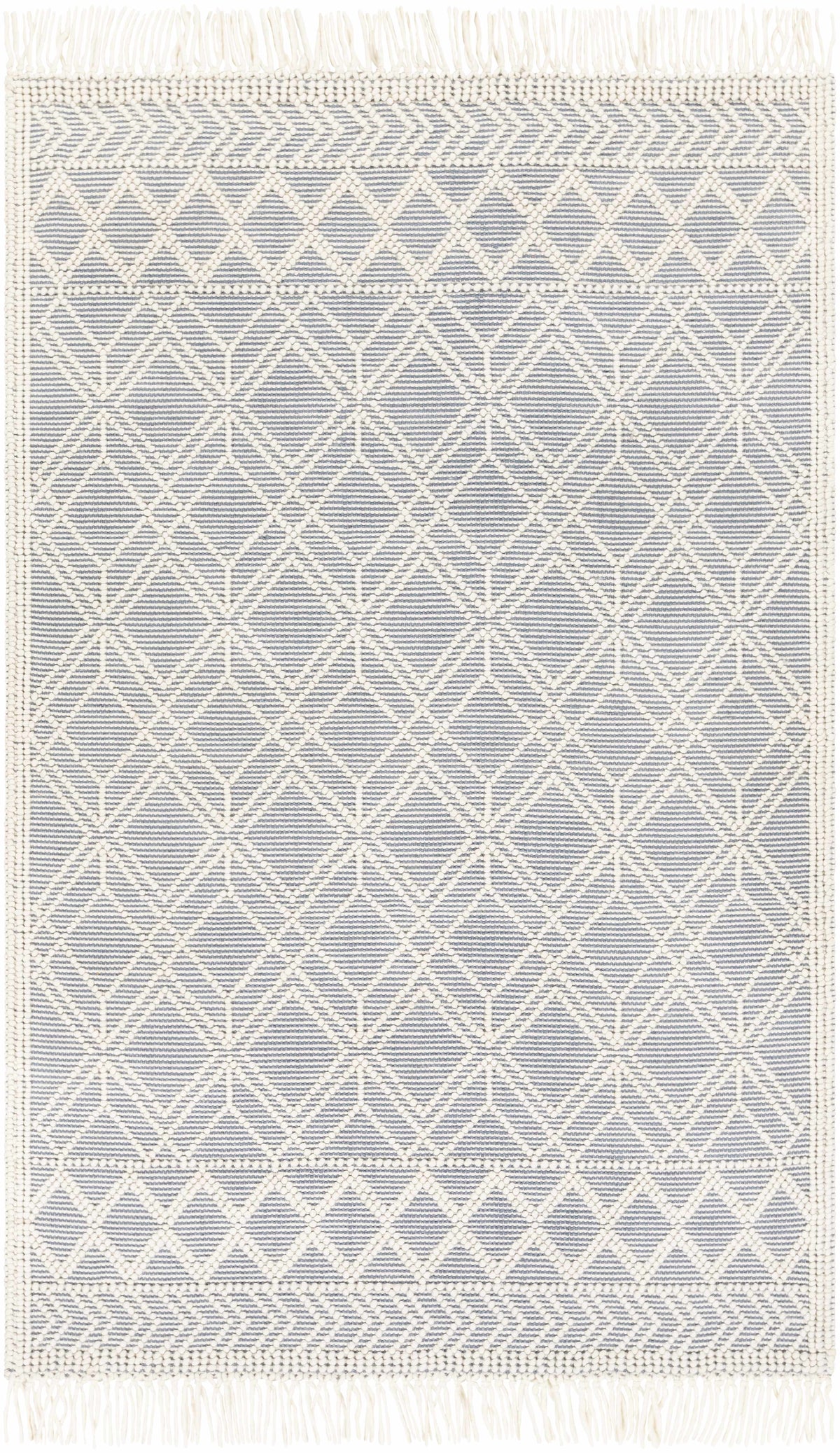 Ramsbury Denim Blue Wool Rug