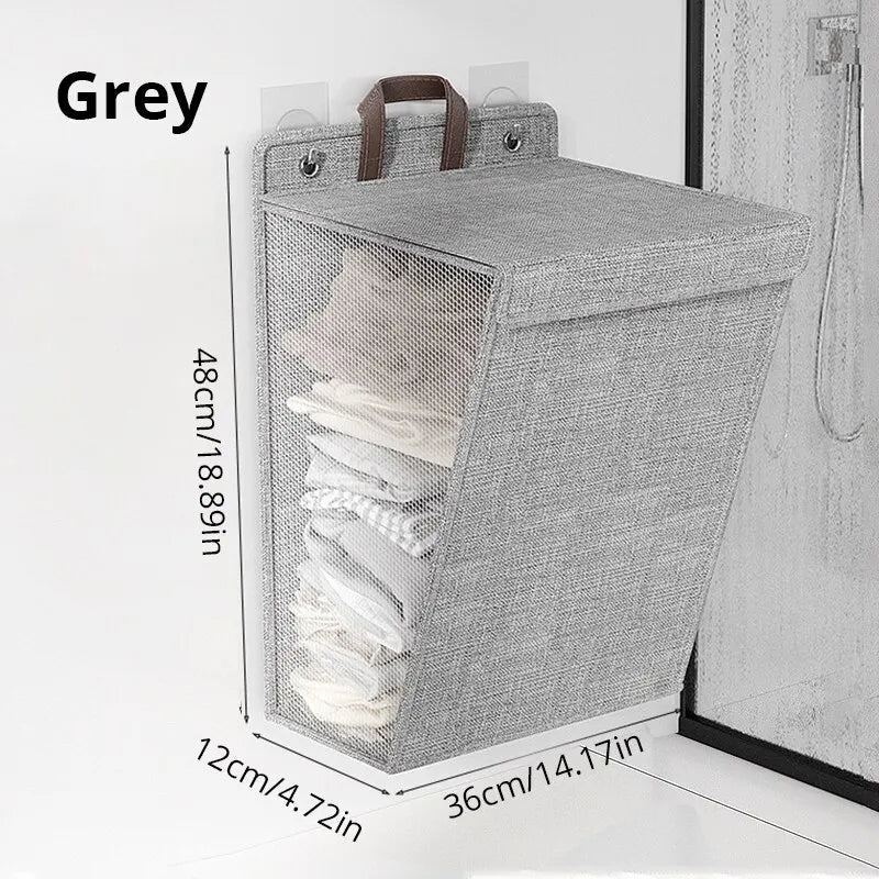 Space-Saving Hanging Hamper