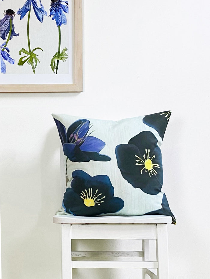 Black Hellebore pillow
