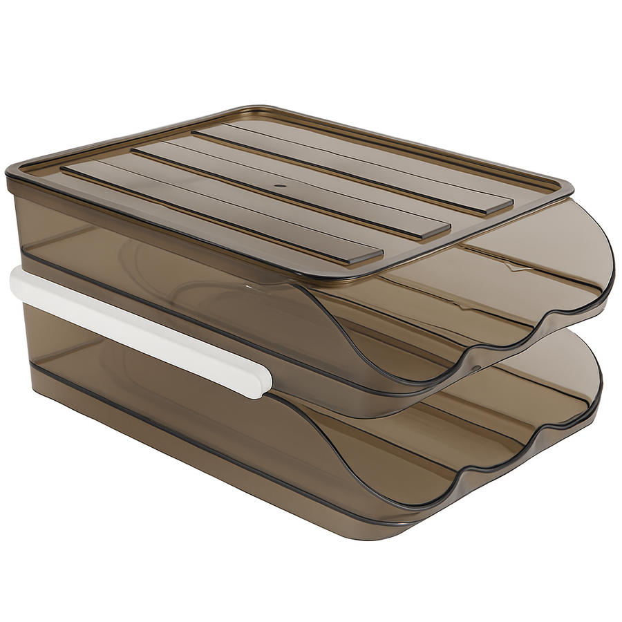 Double-Layer Rolling Egg Organizer